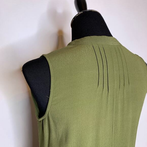 Madewell army green sleeveless v neck top size Extra Small XS - Picture 8 of 12